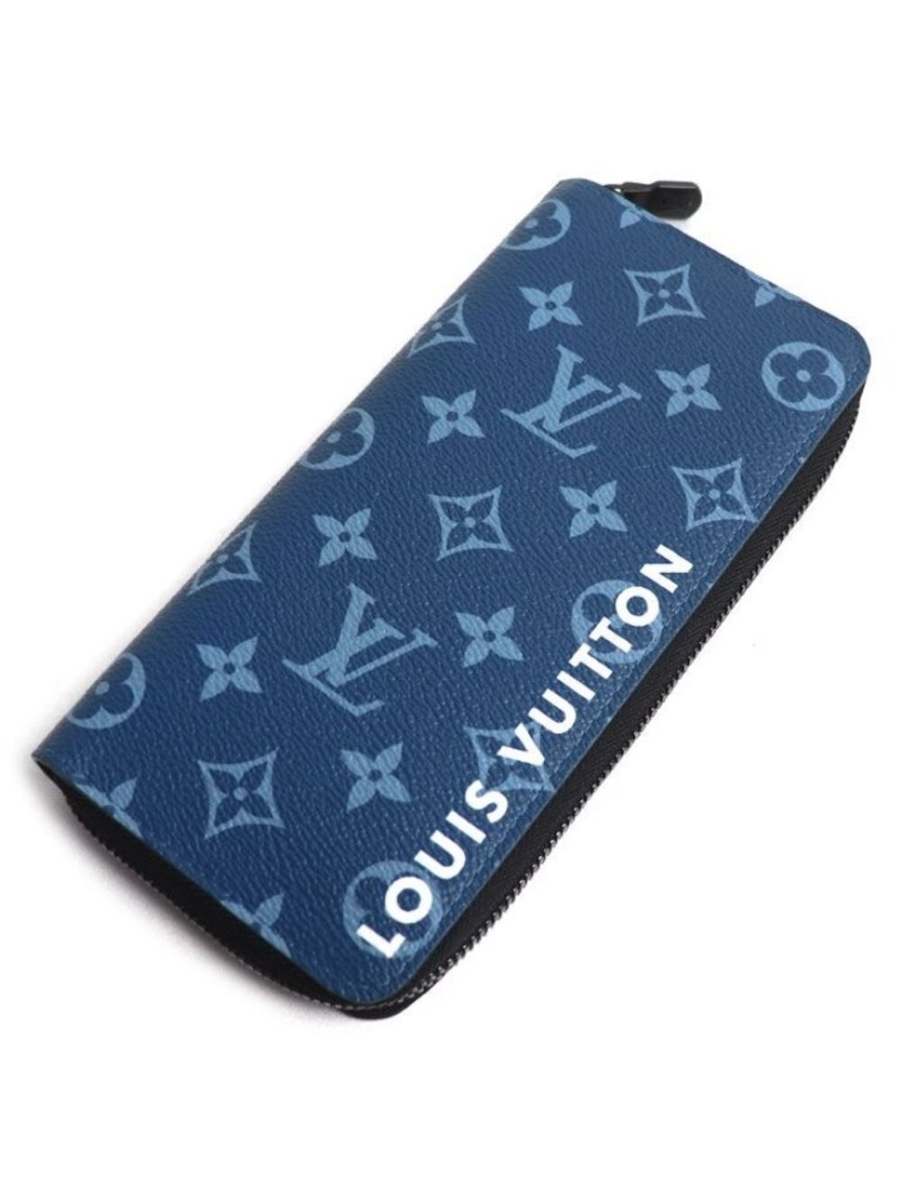 Louis Vuitton Zippy Wallet Vertical Zip Around Collection Blue